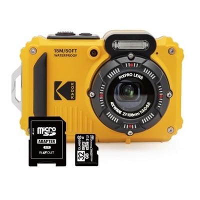 Kodak PIXPRO WPZ2 16MP Kompakt Digitalkamera Gelb Neu aus Japan