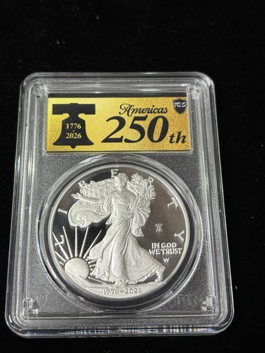 2026-W $1. Silver Eagle. Americas 250th