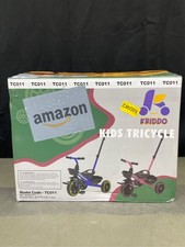 KRIDDO 2-in-1 Toddler Tricycle for Ages 18 Months to 5 Years Old - Extended Push