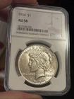 1934-P Peace Dollar — photo from another recent sale