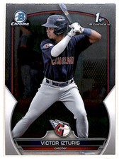 2023 Bowman Chrome Prospects Victor Izturis RC Cleveland Guardians #BCP-175