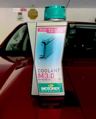 Motorex M3.0 Ready-to-Use Motorcycle Engine Coolant 1L Premixed Antifreeze