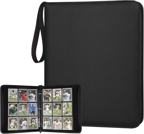 900 Pockets Baseball Trading Card Binder with Sleeves, Sports Card Binder