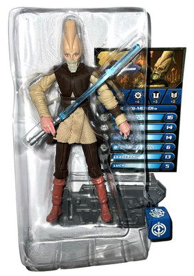 Star Wars KI-ADI-MUNDI 3.75'' Figure Conehead Jedi CW25 Clone Wars Geonosis Arena