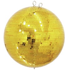 Discokugel Eurolite Mirrorball 30 cm gold Discokugel Party Diskokugel NEU