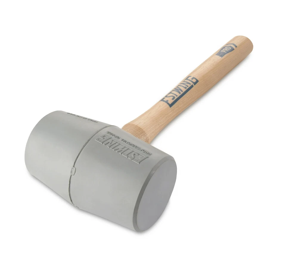 Mazo de goma Deadhead - Martillo No-Mar de 18 OZ con cabeza resistente al rebote nogal americano Foto 2 de 4