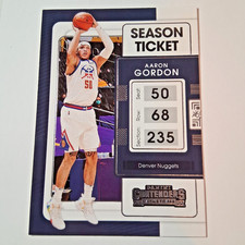 2021-22 Panini Contenders Game Ticket Basketball Card #58 Aaron Gordon