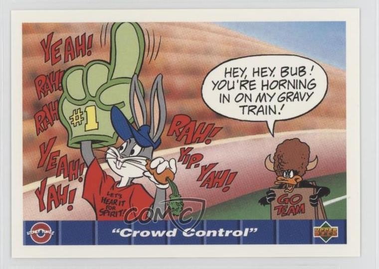 1992 Comic Ball IV Bugs Bunny Daffy Duck Lady Talisa Crowd Control #102 1at2