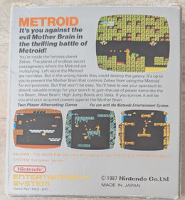 NINTENDO NES Spiel Metroid - seltene Bienengr&auml;ber Version Small Box