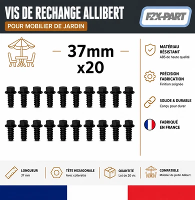 Vis de rechange salon de Jardin Allibert ou autres X20 37mm - Photo 1/2
