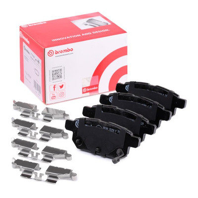 BREMBO P 79 029 Bremsbeläge Satz Hinten für SUZUKI SWIFT IV (FZ, NZ) VITARA (LY)