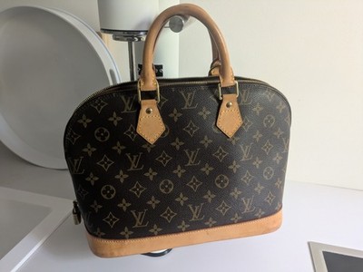 Louis Vuitton Damen Handtasche  Vintage Alma Canvas Monogram