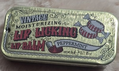 Tinte Cosmetics Vintage Moisturizing Juicy Lip Licking Lip Balm Peppermint  