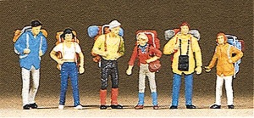Excursionistas deportivos y recreativos Preiser N 9027 | Zustand: New