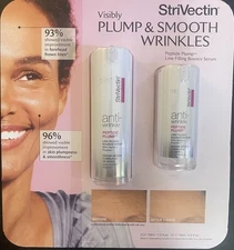 Strivectin anti wrinkle, Peptide Plump Line Filling Bounce Serum 1 oz & 0.5 oz
