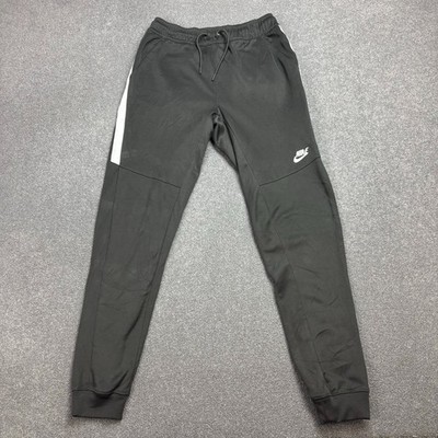 Nike Trainingshose Erwachsene Small Grau Y2K Baggy Swoosh Hip Hop Jogginghose Herren