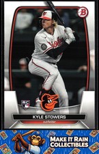 Kyle Stowers 2023 Bowman #56 Baltimore Orioles Rookie RC