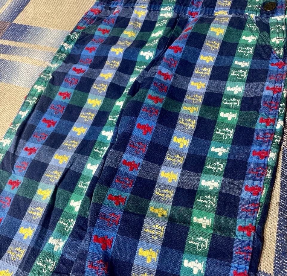 Mono de Colección Años 80 Niños Osh Kosh Plano Estampado Talla 3T Hecho en EE. UU. Foto 2 de 4
