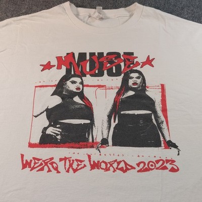 Kandy Muse T-Shirt Werq the World 2023 Drag Tour Tee 2XL White Tee
