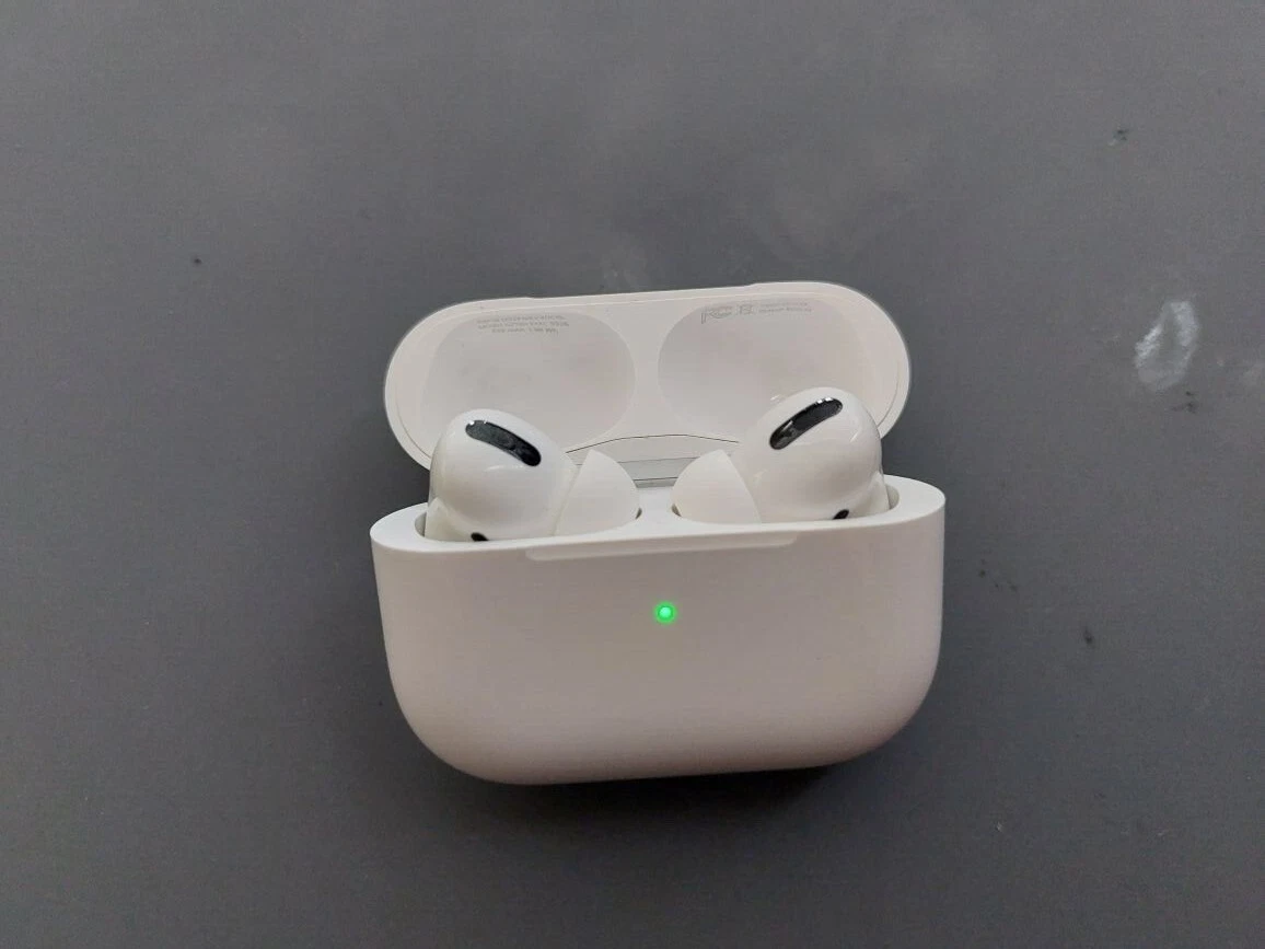 Apple AirPods Pro With Box Charger Left Ear Bud a Bit Quiet
