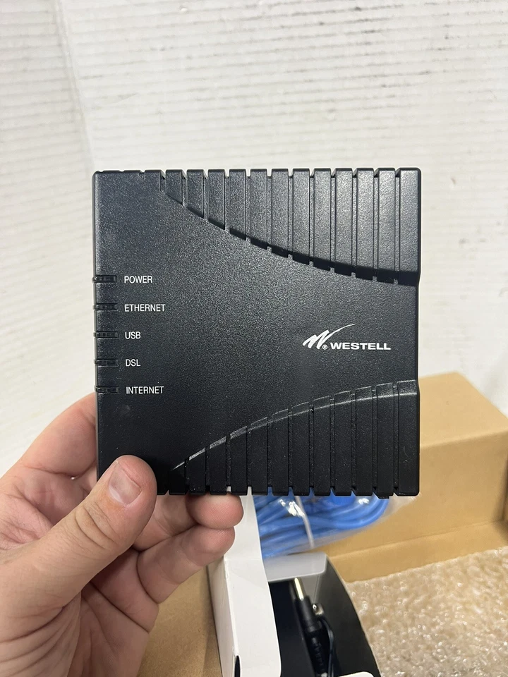 Módem router de Internet con cable DSL Westell modelo 6100 C90-610030-06 NUEVO Foto 3 de 4