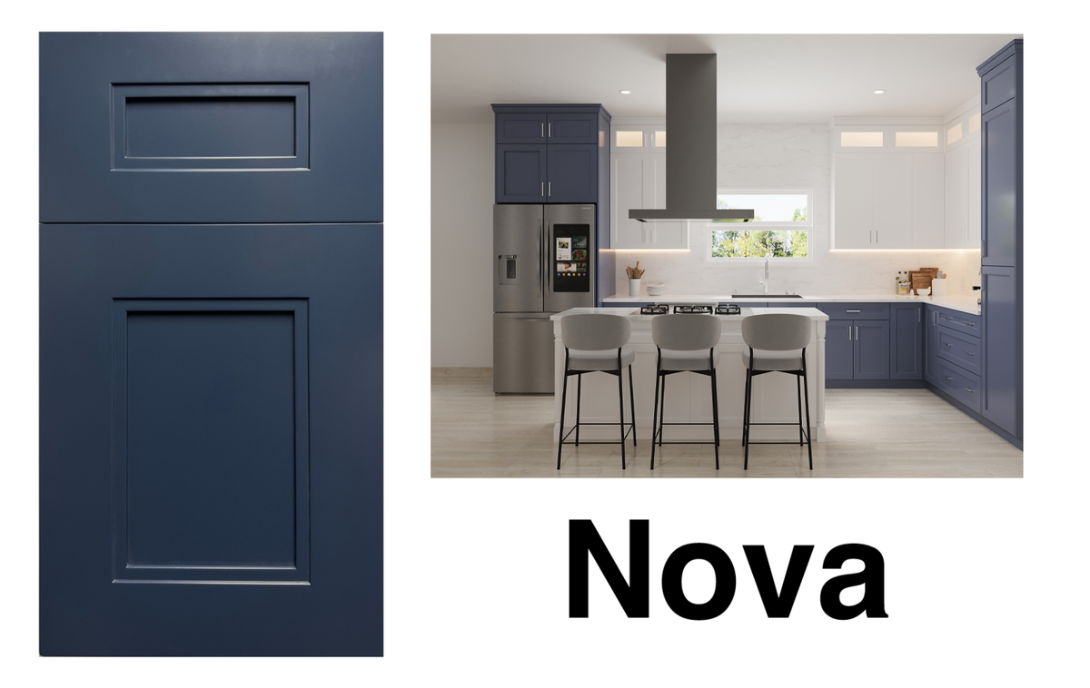 All Wood Rta 10x10 Transitional Shaker Kitchen Cabinets In All Wood