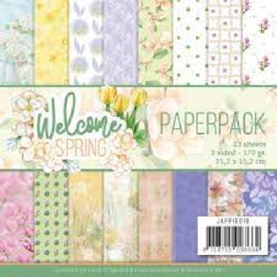 FIND IT MEDIA   6  X 6 PAPER COLLECTION WELCOME SPRING 2 PADS ONE PRICE