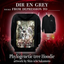 NEW DIR EN GREY x Shinichi Sakamoto Phylogenetic tree Pullover Hoodie Black