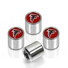 New NFL Atlanta Falcons Car Truck Chrome Finish Tire Valve Stem Caps Covers