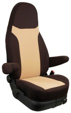 Toyota Aygo II Maß Sitzbezüge Schonbezüge Komplettset: beige/espresso/braun