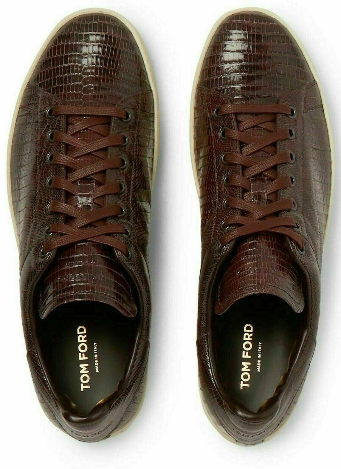 Tom Ford Warwick Lizard Sneakers Shoes Trainers 43 /9