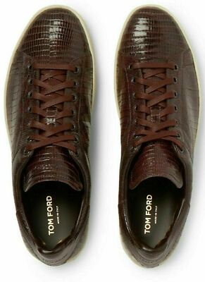 TOM FORD Warwick Lizard Eidechse Sneakers Shoes Schuhe Turnschuhe Trainers 43 /9