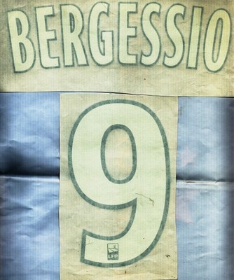 Flocage France maillot ASSE 2010/12 Ligue 1 home 9 Bergessio officiel