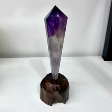 435G Top natural amethyst Scepter healing specimen
