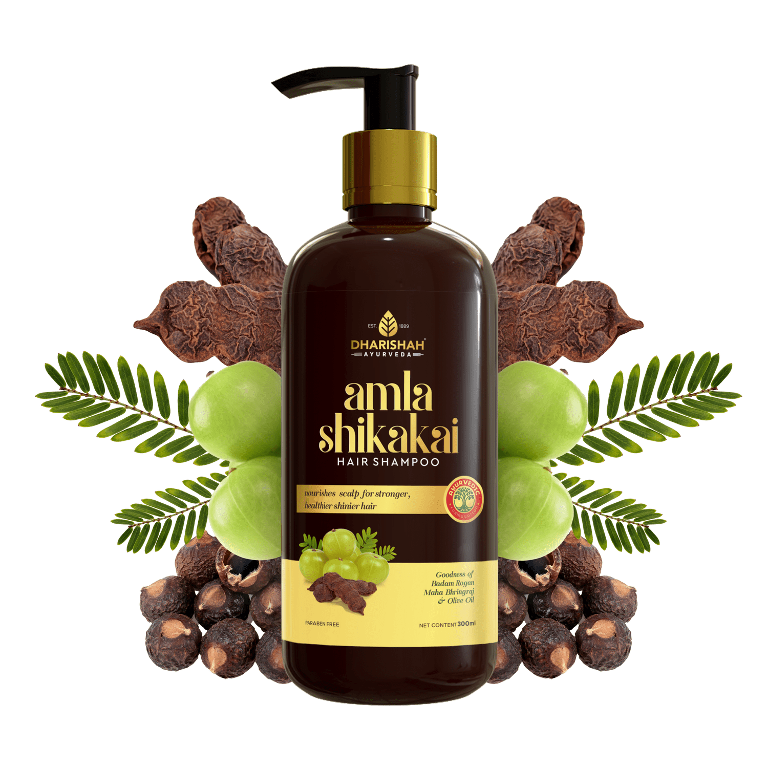 Ayurveda Amala ShiKai Shampoo 300Ml For Hair Growth & Shiny Hair Pack 2 eBay
