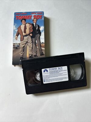 Tommy Boy VHS-1995-Chris Farley-David Spade-Bo Derek-comedy-Saturday Night Live