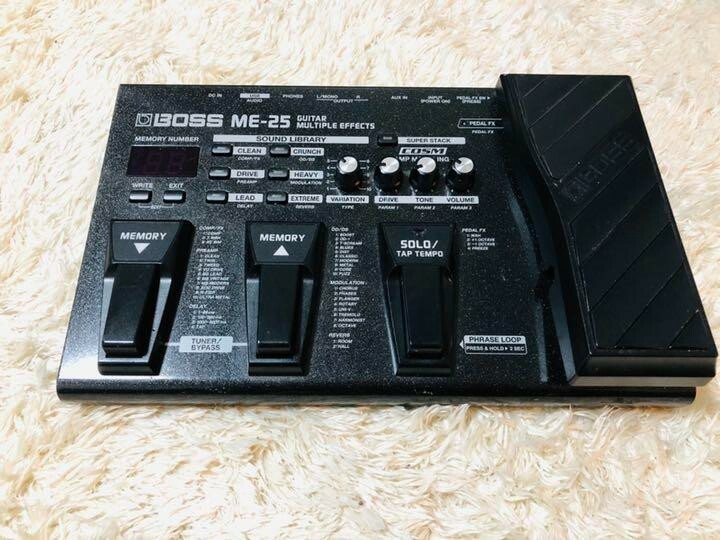 Boss ME-25 Multiple Effects Guitar Effect Pedal console Used