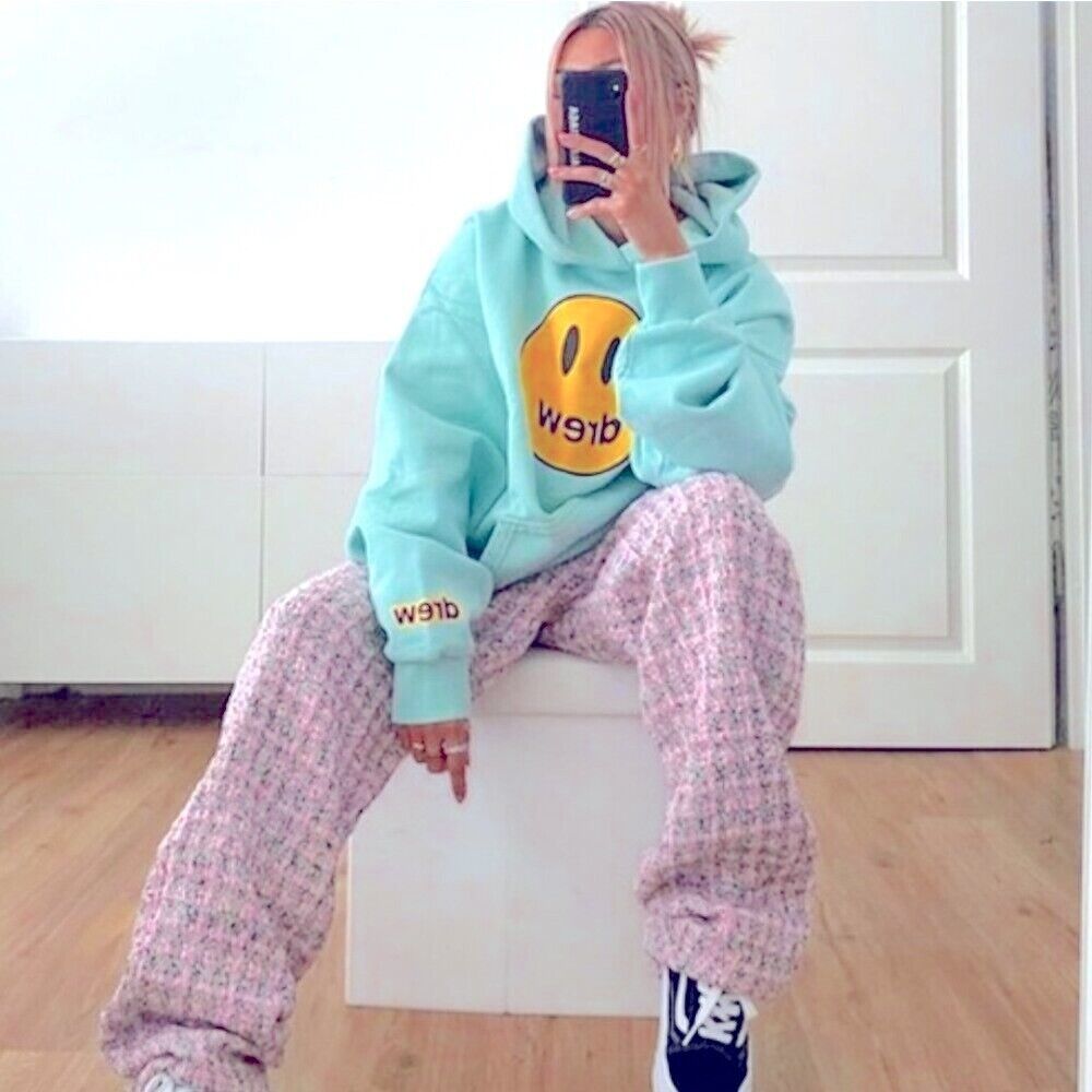 Drew House Mascot Hoodie in Mint Green Oversized 100% Cotton Drew House Mascot Hoodie in Mint Green Oversized 100% Cotton