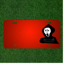 Custom Personalized License Plate With Add Names To Ghost Costume Scare