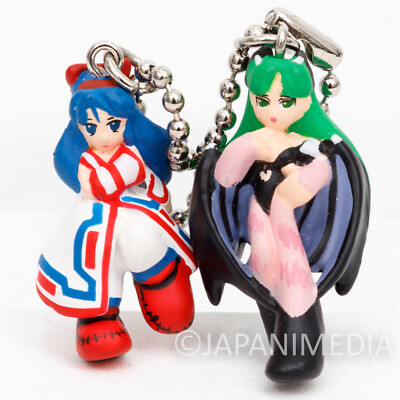 Samurai Shodown Nakoruru x Vampire Morrigan Figure Ballchain