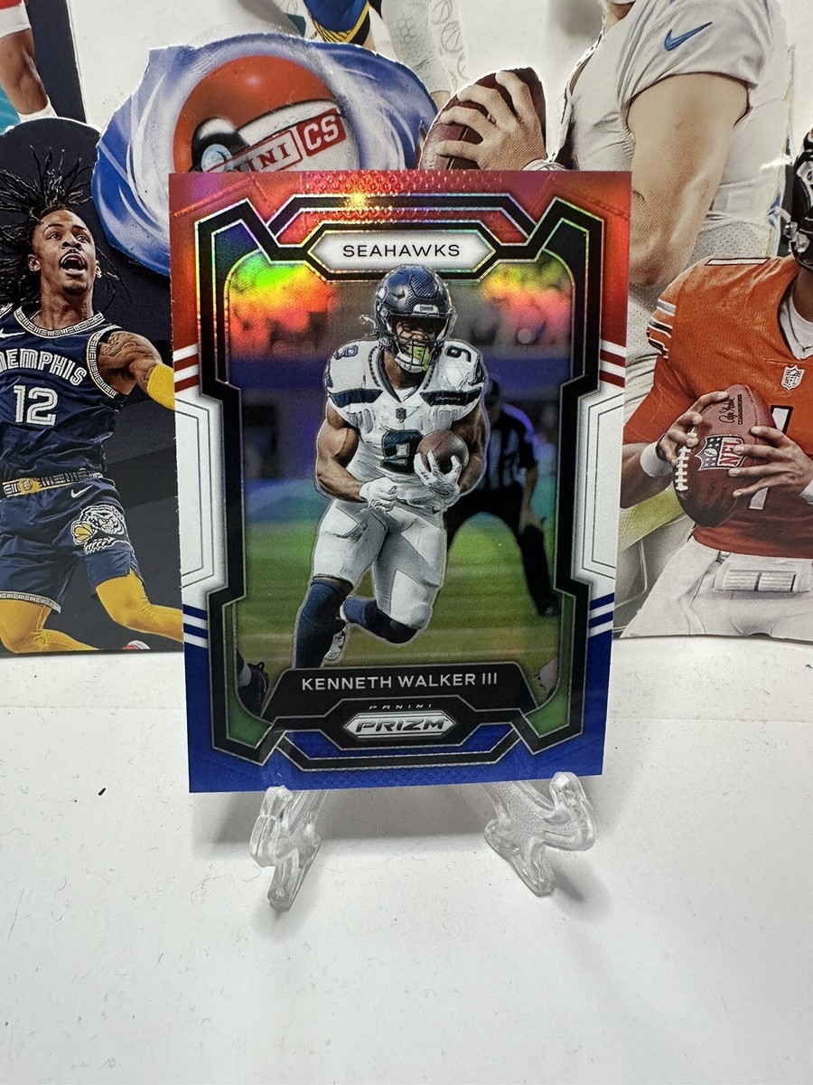 2023 Panini Prizm Football Kenneth Walker III Red White Blue