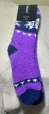 BASICO SOFT & ELASTIC FUZZY SOCKS - ONE PAIR -  NEW