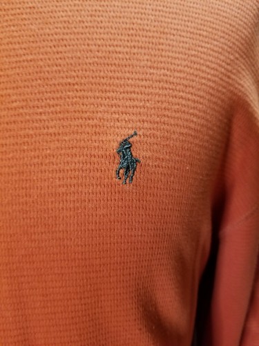 Polo Ralph Lauren Cotton Long Sleeve Sleepwear Size L with Logo - Picture 3 of 6