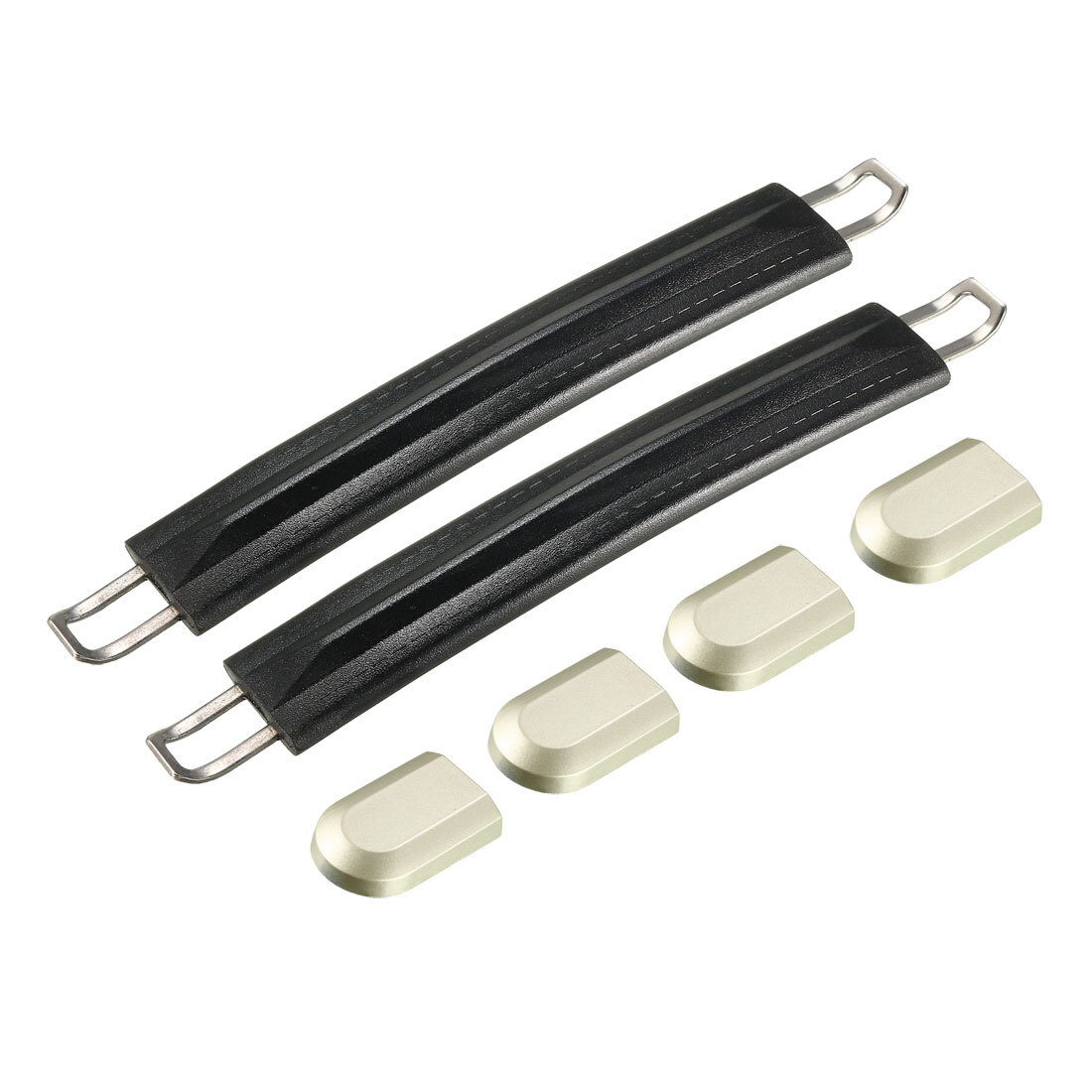 Sturdy 210mm Black Suitcase Handle Replacement - 2 Pack