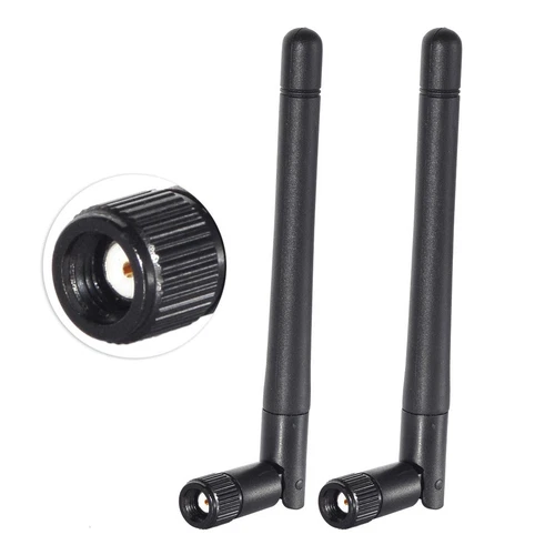 2 Stück Dual-Band WiFi 2,4Ghz 5GHz RP-SMA Antenne für Zmodo Reolink IP-Kamera