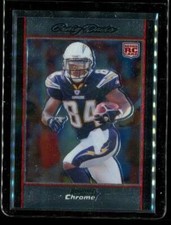 2007 TOPPS BOWMAN CHROME ROOKIE Football Trading Card BC82 CRAIG DAVIS Chargers