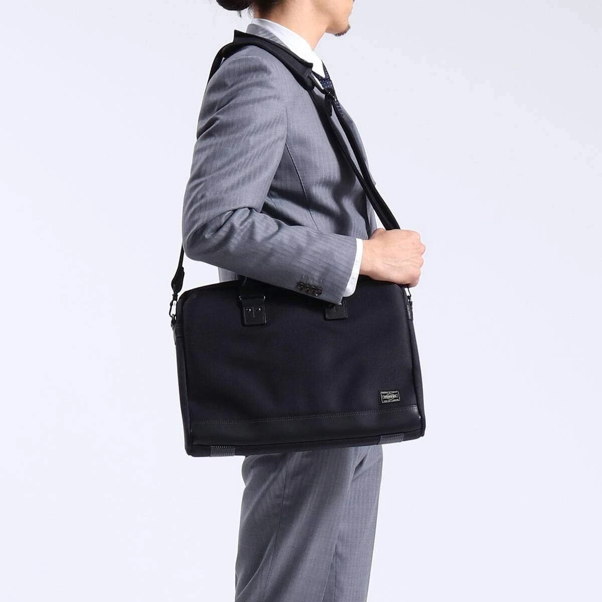 Yoshida PORTER ELDER BRIEFCASE Black 010-04425 JAPAN