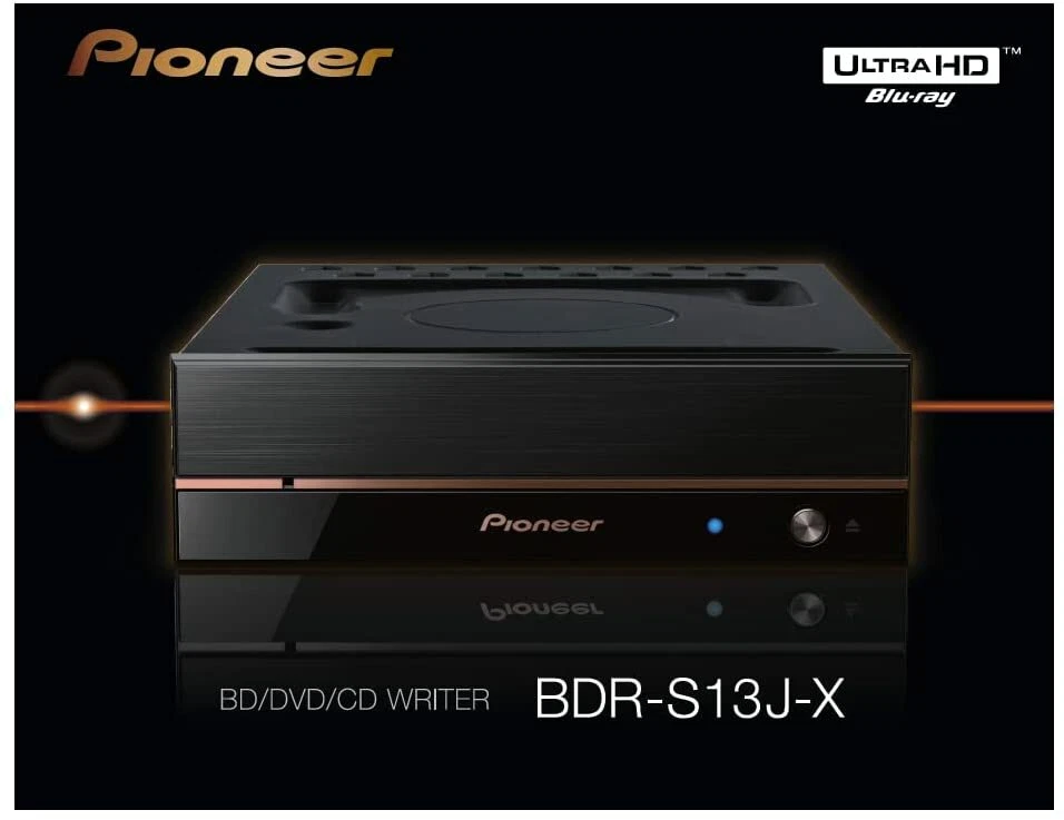 Pioneer BDR-S13J-X M-DISK BDXL Compatível BD Drive Modelo Premium Japão - Imagem 4 de 4