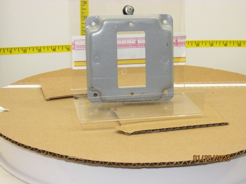 The listing is for the pictured Raised Electrical Box Cover, GFCI receptacle.