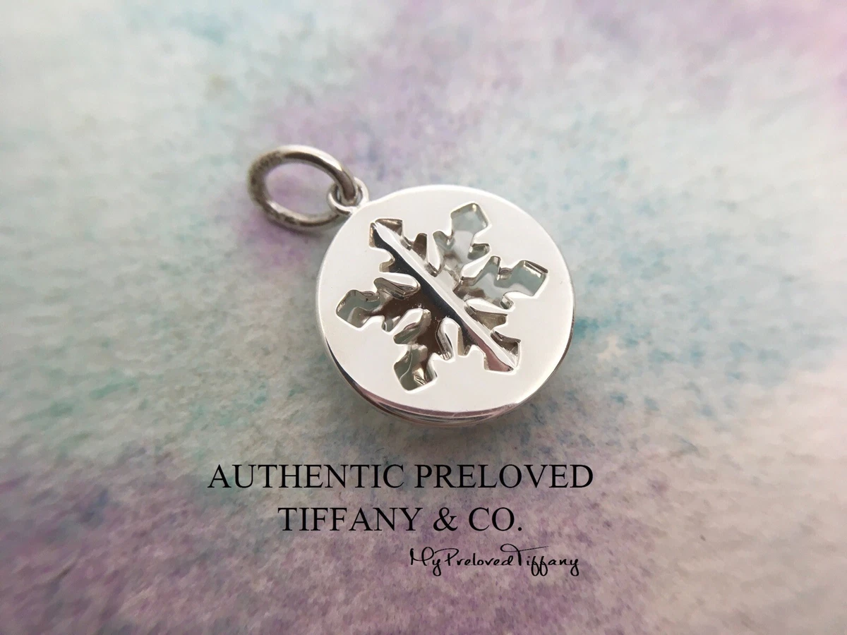 Tiffany and co clearance snowflake necklace